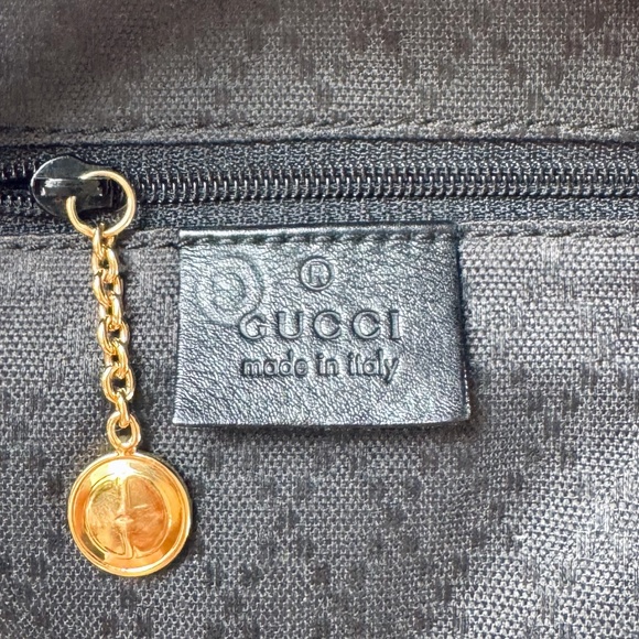 Authenticated Vintage Gucci Leather Bamboo Flap Drawstring Mini Backpack, COA - Picture 10 of 15